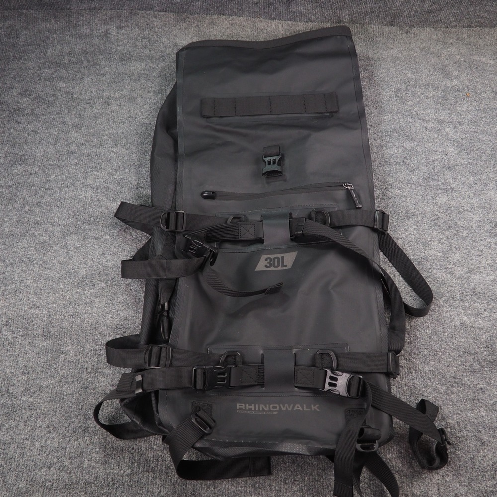 Rhinowalk Motorcycle Tail Bag 30L Black Waterproof Pannier Luggage MT21630